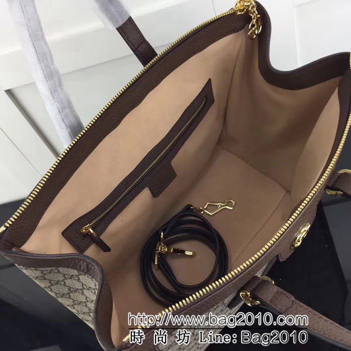 GUCCI古馳原單 新款專櫃品質高仿原單實物實拍 524537啡 手提購物包 HY1060